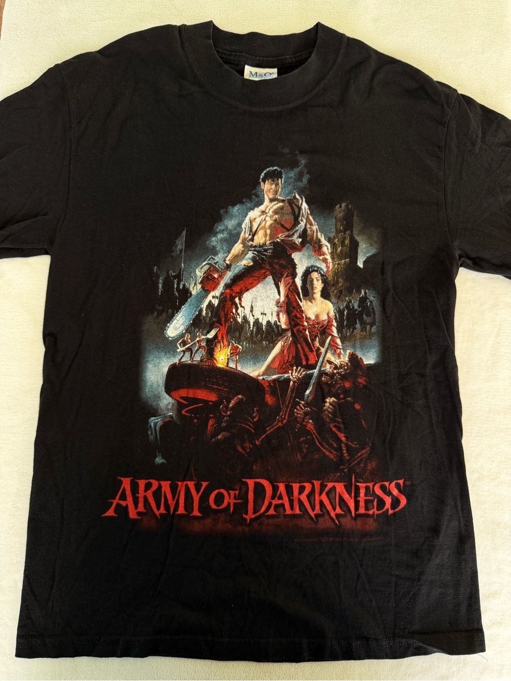 Army Of Darkness Shirt Mens Large Black Horror Movie Graphic Tee 1993 Cult